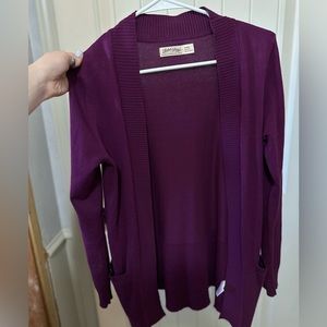 Purple Cardigan